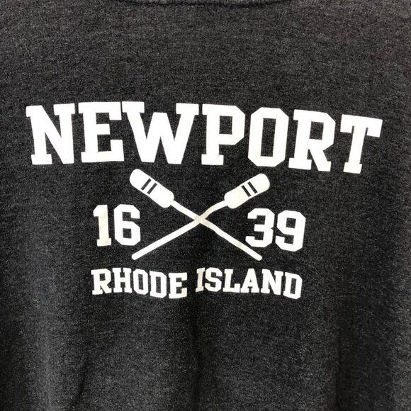 Jon Lauren Apparel Gray Rhode Island Hoodie Size XL - Picture 3 of 6
